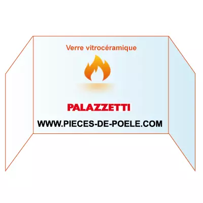 Verre vitroc�ramique prismatique - PALAZZETTI R�f. 892510820
