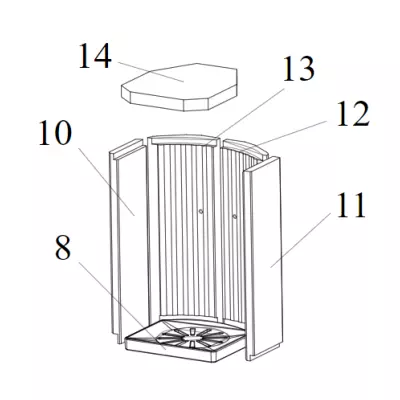 Kit foyer complet Chantal - PALAZZETTI R�f. 895308050