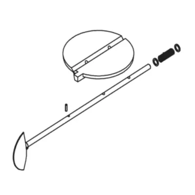 MANETTE REGLAGE COMPLETE AVEC CLAPET 6341342X - FRANCO BELGE R�f. 900984