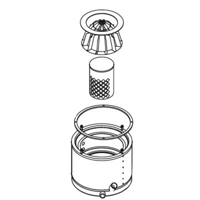 BRULEUR COMPLET - FRANCO BELGE R&eacute;f. 905323 (r&eacute;f&eacute;rence &eacute;puis&eacute;e)
