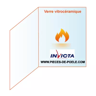 Verre vitroc�ramique � 2 c�t�s - INVICTA R�f. AX366142A