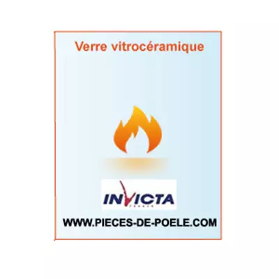 Verre vitroc�ramique 397x208x4mm = INVICTA R�f. AX601064A