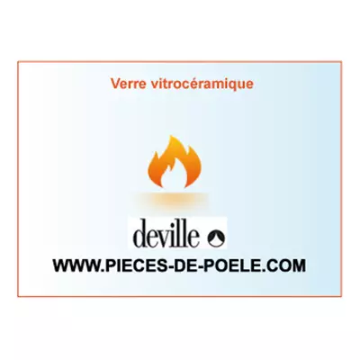 Verre vitroc�ramique 360x320x4mm = DEVILLE R�f. D0023901