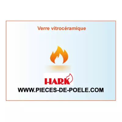 Verre vitroc�ramique 397x262x4mm = HARK R�f. ETSTO0100005