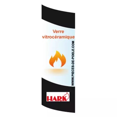 Verre vitroc�ramique bomb� s�rigraphi� 209x500mm - HARK R�f. ETSTO0120005