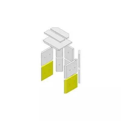 Brique lat�rale basse gauche droite (� l'unite) - HARK R�f. ETSTO0600042A