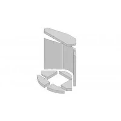 Set de 9 pièces détachées pour poêle Hark 33 A & B - HARK Réf. ETSTO0605011 (référence épuisée)