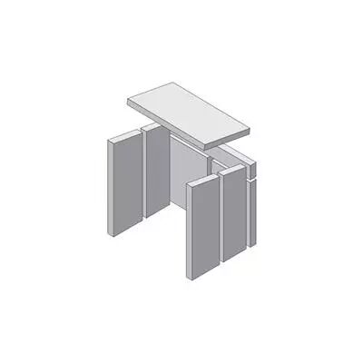 Kit 8 briques de foyer - Hark r�f. ETSTO0605019