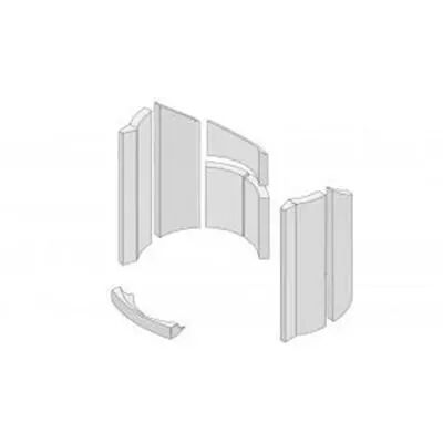 Set 8 briques de foyer - Hark r�f. ETSTO0605051