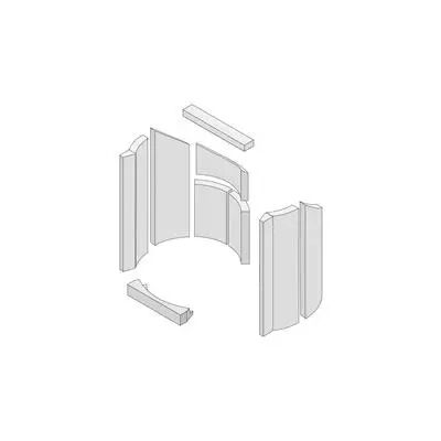 Kit 9 briques de foyer - Hark réf. ETSTO0605054