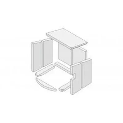 Set de 11 briques r�fractaires - HARK R�f. ETSTO0606105