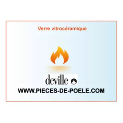 Verre vitroc�ramique = DEVILLE R�f. P0050908