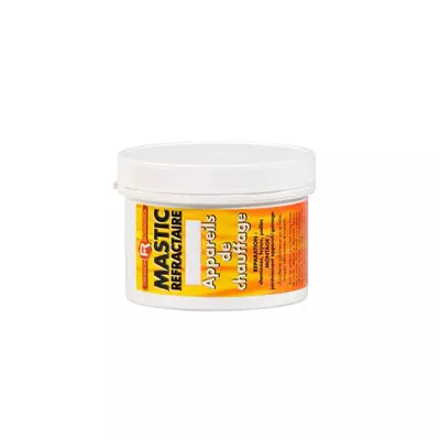 Pot 450g Mastic r�fractaire - 1100�C - Noir