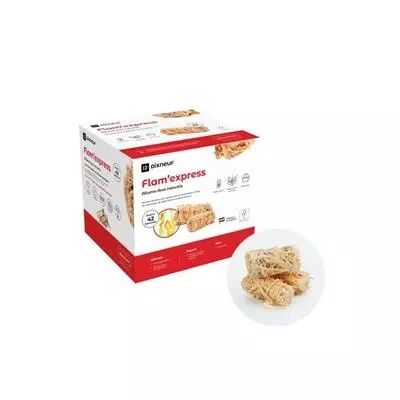 FLAM'EXPRESS Allume-feux naturels avec cire - Bo�te de 80 b�tonnets environ - DIXNEUF R�f. 042.LB1