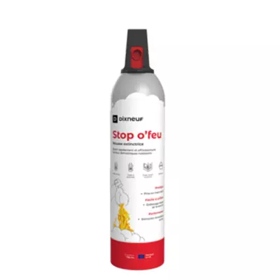 STOP O'FEU Mousse extinctrice a�rosol 750ml - DIXNEUF 042.ME750