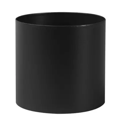 Adaptateur départ femelle/femelle 12cm Ø130 noir mat  - TEN Réf. 347123 (SUIVI)