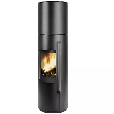 Vue &eacute;clat&eacute;e - Po&ecirc;le &agrave; bois LUCIE Accumulation � SUPRA Ref. 112199