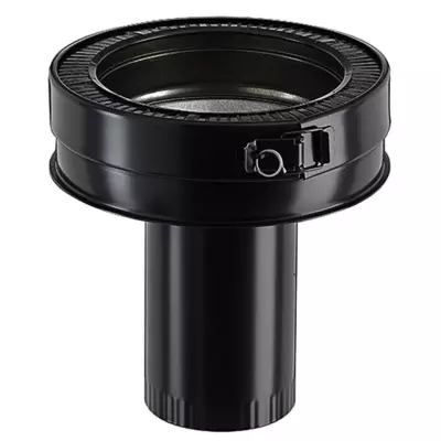 R�duction conique pour conduit isol� Therminox Noir 9019 - Poujoulat