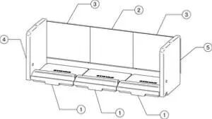 Brique de sole � l'unit� - STOVAX R�f. RVS-CE8130