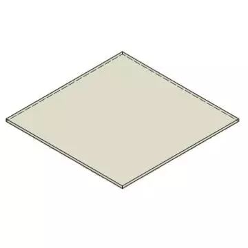 Vitrec�ramique 216x216x4 mm - MCZ (Cadel-FreePoint-Red) R�f.4D17013005