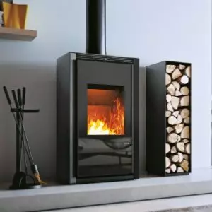 Vue �clat�e - Po�le � bois Iki Up 805201130 - Palazzetti