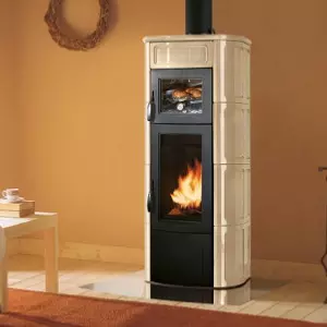Vue �clat�e - Po�le � bois Elisa Con Forno - Palazzetti