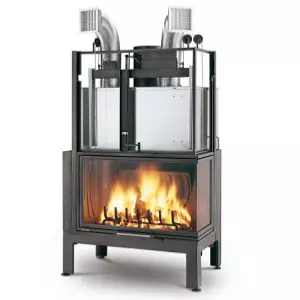Vue �clat�e - Ecomonoblocco EL64 DX  / SX - Palazzetti