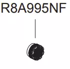 A&eacute;rateur cach&eacute; M18,5 - Jacob Delafon R&eacute;f. R8A995NF