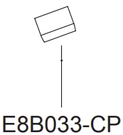 A&eacute;rateur chrom&eacute; M22 - Jacob Delafon R&eacute;f. E8B033-CP