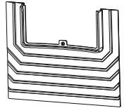 Ancinne taque décor sans trous - INVICTA Réf. F610617AMB