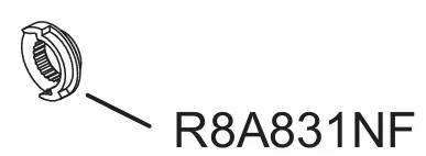 Bague d\'ajustement - Jacob Delafon R&eacute;f. R8A831NF