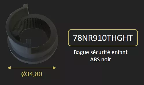 BAGUE DE BUTEE A 38�C POUR 78PZ224TH - PAINI R�f. 78NR910THGHT