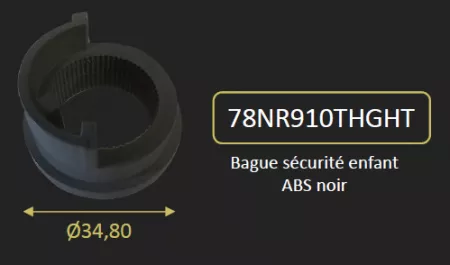 BAGUE DE BUTEE A 38&deg;C POUR 78PZ224TH - PAINI R&eacute;f. 78NR910THGHT