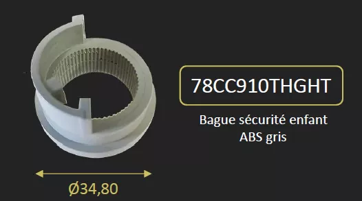 BAGUE DE SECURITE DE TEMPERATURE POUR THERMOSTATIQUE - PAINI R�f. 78CC910THGHT