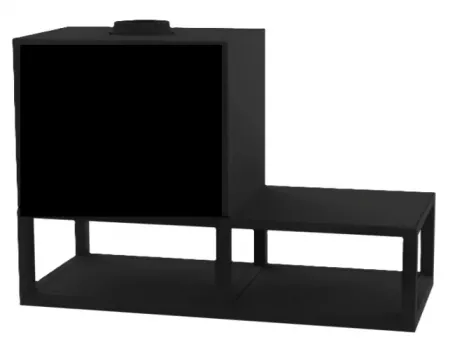 Banc / habillage complet (sans insert) pour po&ecirc;le Godin Beaupr&eacute; 411109 ou 411232