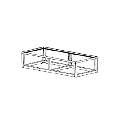 Banc / habillage complet (sans insert) pour po�le Godin Beaupr� 411109 ou 411232