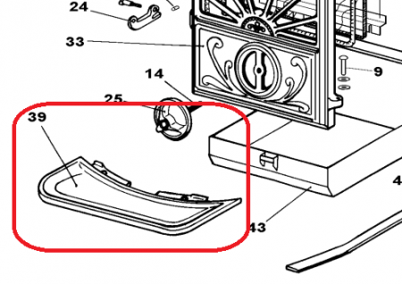BAVETTE / PLATEAU CENDRIER CONTINENTAL - FRANCO BELGE R&eacute;f. 327900