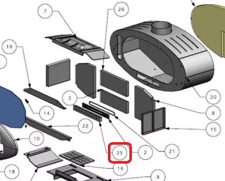 BOITE A AIR 018476 - GODIN Réf. CP018476