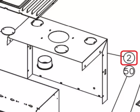BOITE CONDUIT D\'AIR 3268 - GODIN R&eacute;f. 23906326800