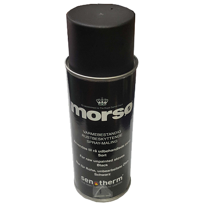 Bombe peinture st�notherme 400ml noir anthracite - MORSO R�f. 62902200
