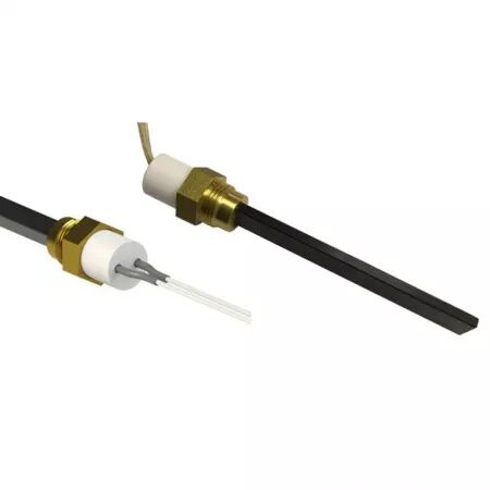 Bougie quartz (étanche) allumage granulés adaptable diamètre 11.5x4mm / 103mm sous écrou / puissance 300 watts (SUIVI)