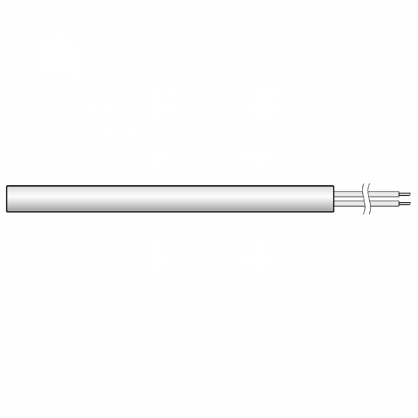 Bougie r�sistance allumage granul�s adaptable diam�tre 12.5 mm / 185mm lisse / puissance 400 watts (SUIVI)