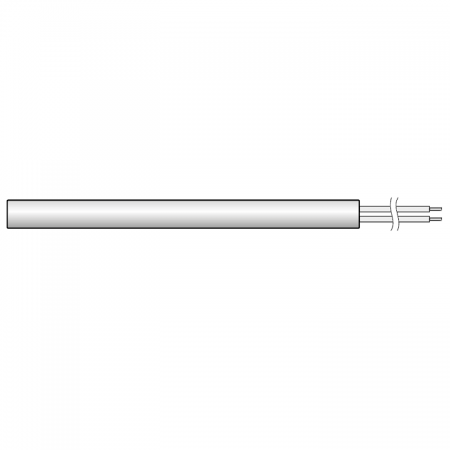 Bougie résistance allumage granulés adaptable diamètre 9.5 mm / 188mm lisse / puissance 250 watts (SUIVI)