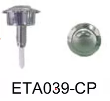 Bouton poussoir chrom&eacute; pour m&eacute;canime Optima 49 - Jacob Delafon R&eacute;f. ETA039-CP (SUIVI)