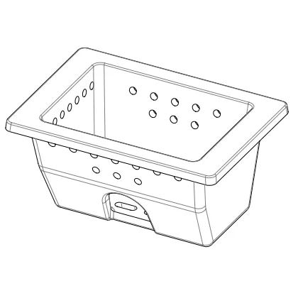 Brasero en fonte - MCZ (Cadel-FreePoint-Red) Réf.41301602601V