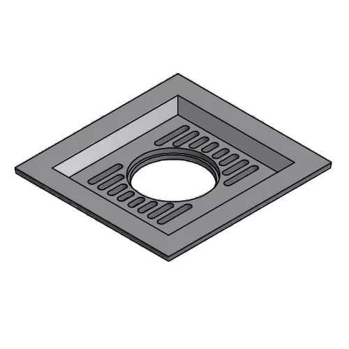 Brasero en fonte 350X330XH35 - MCZ (Cadel-FreePoint-Red) R�f.4D13013003