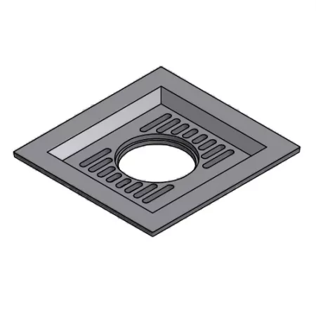 Brasero en fonte 350X330XH35 - MCZ (Cadel-FreePoint-Red) Réf.4D13013003