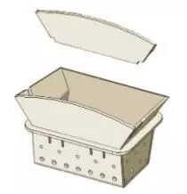 Brasier / pot de combustion Xenia - SUPRA R�f. 31302 (STOCK)