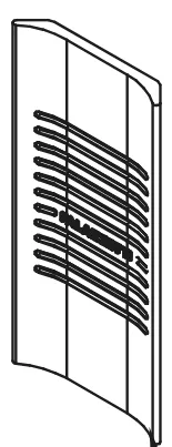 Brique arrière - PALAZZETTI Réf. 895754725