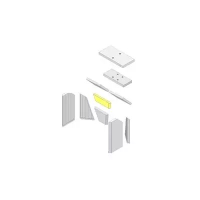 Brique arrière pour poêles HARK